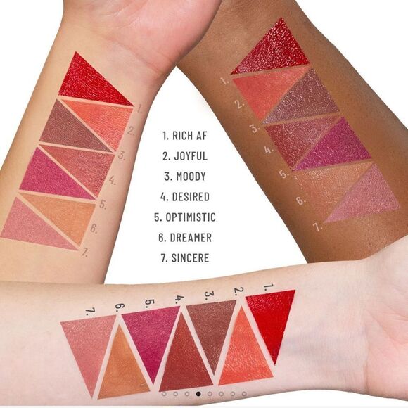 🌻 LYS SPEAK LOVE MOISTURE MATTE LIPSTICK DESIRED (Reddish Brown Lipstick) New - Picture 7 of 9